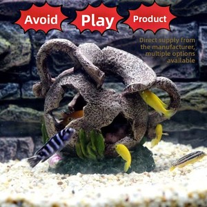 Rusty Jar - Jarrón de cerámica para paisajismo, casa escondite para peces, jarrón de cerámica para acuario, cueva para peces y camarones, nido para camarones, de fábrica - Product Image 5