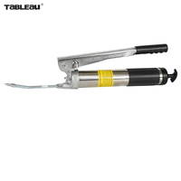 Pistola de Engrase Manual de Doble Barril de Acero Inoxidable OEM, Herramientas Manuales Antideslizantes Resistentes al Calor, Herramientas de Alta Presión para Vehículos