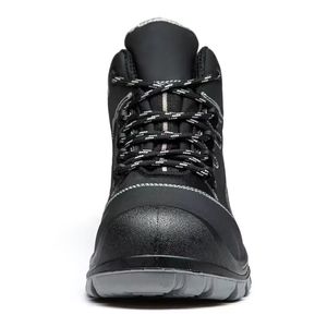 2024 nuovo arrivo scarpe antinfortunistiche in pelle di buona qualità stivali <span class=keywords><strong>HRo</strong></span> antiscivolo suola in PU alta stivale da lavoro alla caviglia S3 - Product Image 4