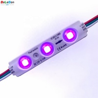 Module LED intelligent RVB couleur pleine DC12V WS2811 19703 IC SPI adressable Dream Color 5050 SMD 3 LED pour lettres 3D