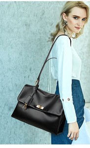 New High Quality Women Messenger Bags for Women Genuine Leather Handbags Crossbody Bags Ladies Shoulder Bags <b>Tote</b> Top-handle - Product Image 6