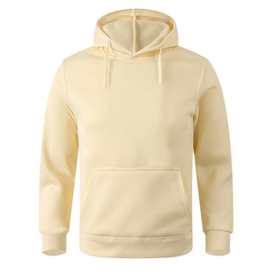 Nouveau pull à capuche uni pour homme, sweat-shirt en coton personnalisé - Product Image 3