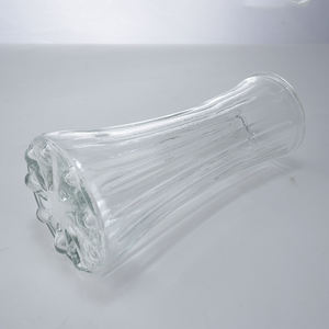 도매 유리 꽃병 우아한 북유럽 스타일 홈 장식용 투명 유리 꽃병 생화용 - Product Image 4