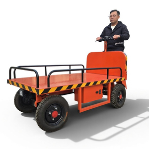 <span class=keywords><strong>Carrello</strong></span> Elettrico per Trasporto a Breve Distanza <span class=keywords><strong>con</strong></span> 4 <span class=keywords><strong>Ruote</strong></span> e Piattaforma di 150*80cm - Product Image 1