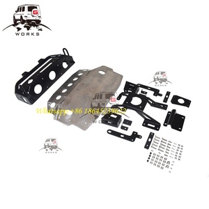 Soporte de Cabrestante Delantero para G Class W463 W464 G500 G63, Kit de Protección de Cabrestante Cuadrado 4X4 para W463A G63 G500, Acero Inoxidable - Product Image 2