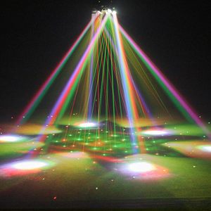 2026 NIEUW 120W Zes-armige RGBW Bewegingskop LED <span class=keywords><strong>Stage</strong></span> Licht DMX Bee-eye Effect Strobe Verlichting LED <span class=keywords><strong>Disco</strong></span> Bewegingskop Licht - Product Image 6