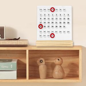 DIY cadeau <span class=keywords><strong>calendrier</strong></span> de bureau <span class=keywords><strong>2024</strong></span> <span class=keywords><strong>calendrier</strong></span> perpétuel mois <span class=keywords><strong>semaine</strong></span> Date affichage ferme salle de classe bureau décoration - Product Image 4