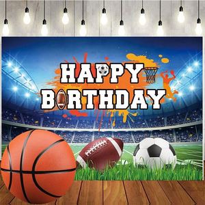 Promotion : Bannière de fond publicitaire en PVC pour fête d'anniversaire, design personnalisé, pour extérieur, thème football - Product Image 5