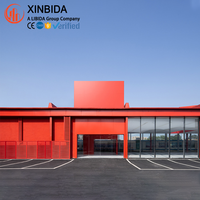 Bâtiment commercial préfabriqué multi-étages de haute qualité, bâtiment de vente automobile, bureau