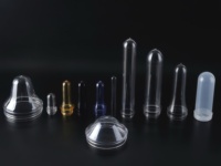 Préformes en résine PET de qualité alimentaire haute transparence moulées par injection, bouteilles multi-tailles pour boissons et huiles, gravure de logo personnalisée disponible