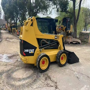 รถตักล้อยางมือสอง Cat 246D ขนาดกะทัดรัด สำหรับขายให้บริษัทเช่ารถและบริษัทให้เช่าเครื่องจักร - Product Image 1
