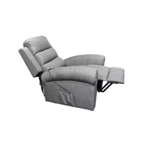Fauteuil de massage manuel avec poche latérale, structure en bois, siège individuel, style moderne, gamme de mobilier pour showroom, fournisseur sur mesure
