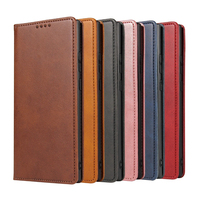 Funda Tipo Cartera de Cuero PU Premium para Samsung S22 Ultra - Funda con Soporte para Teléfono, Ranuras para Tarjetas, Cierre Magnético y Protección Contra Impactos