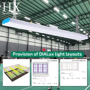 HuaXiang Indoor Anti-glare Badminton Court Lights Anti-blinding Gym Basketball Court Lights Table Tennis Court Linear Lights