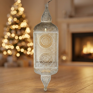 Farol Decorativo Moderno para el Hogar, Diseño Creativo de Metal Recortado, para Decoración de Diwali y Navidad, Portavelas a Bajo Precio - Product Image 2