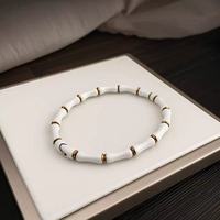 Bilezik En Acier inoksidable18k Trois Diamants Titane bilezik En Acier euro-américain modu Snap - on bilezik