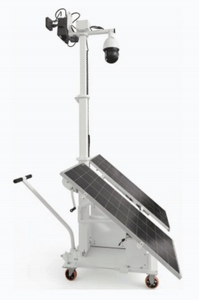 รถพ่วงกล้องวงจรปิดพลังงานแสงอาทิตย์พร้อมระบบเสียงสองทาง - ระบบเฝ้าระวังแบบออฟกริดสำหรับสถานที่ห่างไกลและการสื่อสารความปลอดภัยกลางแจ้ง - Product Image 2