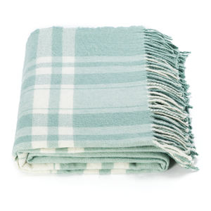 <span class=keywords><strong>Plaid</strong></span> en <span class=keywords><strong>cachemire</strong></span> australien tissé 100 laine mérinos jacquard tissé couverture personnalisée - Product Image 3