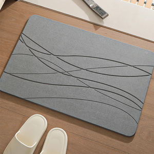 Badmat van diatomeeënaarde, 24 x 16 inch, met aangepast logo, waterabsorberend, antislip, massief natuursteen, voor hotels - Product Image 6