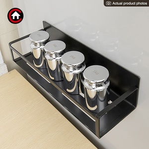 4 Pcs Pack Multifonctionnel Cuisine Mural Moyen Réfrigérateur Côté Magnétique Épice Rack pour Réfrigérateur Suspendu Réfrigérateur Rack Latéral - Product Image 5
