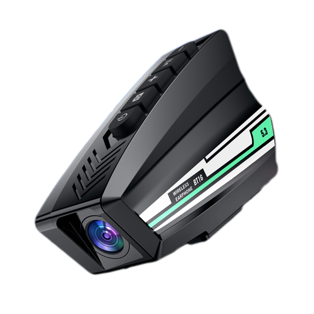 Motorcycle Video Camera 1080P 120 Degree Adjustment Motorcycle BT Headset BT16