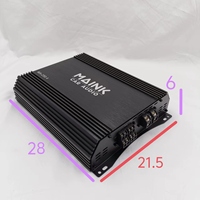 Harga pabrik Model baru sistem Audio mobil penguat D Power tinggi 4-Channel kelas kualitas AB kombinasi dengan crossover