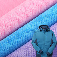 Tela Softshell de Doble Punto Elástica en 4 Direcciones, Agradable al Tacto, para Sudaderas con Capucha, Chaquetas Casuales, Ropa de Exterior y Abrigos para Viajar al Trabajo