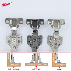 Charnière hydraulique à fermeture douce en acier laminé à froid 3D, caractéristiques silencieuses pour les armoires de cuisine, de maison, de bureau, de salle à manger, d'hôpital, d'école - Product Image 2