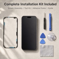 Écran LCD/OLED haute luminosité pour iPhone 16 17 Plus Pro Max – Pièces de rechange pour réparation d'écran tactile
