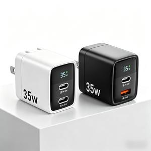 อะแดปเตอร์ชาร์จเร็ว 2026 รุ่นใหม่ ms 35w pd สำหรับสาย usb type c 16 15 เส้น พร้อมหัวชาร์จแบบเสียบผนัง EU US 12v - Product Image 1