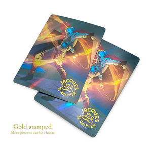 Cartes à collectionner personnalisées de qualité supérieure, écologiques, recyclables, à coins arrondis, jeux de cartes imprimés avec logo personnalisé pour collection - Product Image 4