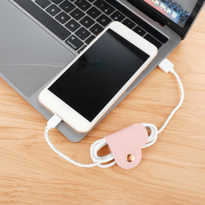 Özel PU deri kordon organizatör çok amaçlı kablo sapanlar klipler kullanımlık telefon şarj tutucu promosyon ve iş hediyeler - Product Image 3