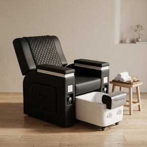 Chaise de massage des pieds pour pédicure la plus vendue, unité de pédicure spa complète pour mobilier de spa des ongles, chaise de massage des pieds pour pédicure - Product Image 1