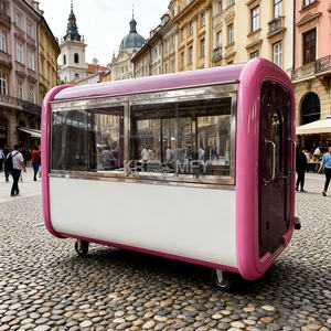 Remolque Redondo para Restaurante al Aire Libre, Totalmente Equipado, Camión Móvil de Helados, Carrito de Venta de Hot Dogs, Quiosco de Comida Callejera - Product Image 3