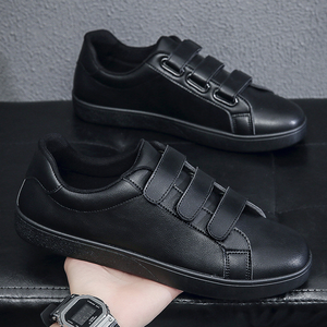 Nouvelles chaussures de course pour hommes blanches, antidérapantes, anti-odeurs, tige en tissu de coton, semelle extérieure en caoutchouc, mode décontractée, PU - Product Image 4