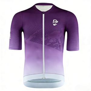 Ropa de Ciclismo al por Mayor, Jersey de Ciclismo de Manga Corta, Top Profesional para Ciclismo de Carretera, Transpirable, Ajuste Delgado, Logotipo Personalizable - Product Image 1