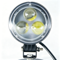 3.2Inch 9W 600lm LED Work Light 4D Lens IP68 Waterproof 12-48V Auxiliary Driving Lamp for Offroad Car Truck Forklift Machinery
