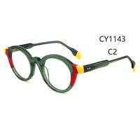 MS CY1143 Lunettes mignonnes en acétate pour femmes Montures de lunettes bloquant la lumière bleue Monture de lunettes Prescription Optique Élégant