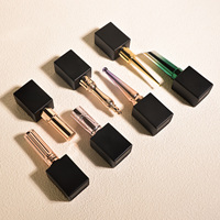 Échantillon Gratuit en Stock – Flacon Vide de 15 ml en Verre pour Vernis à Ongles Gel UV, Couleur Personnalisée, Sérigraphie avec Bouchon Brosse