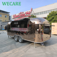 Wecare Mobil Mutfak Barı Seyyar Satış Karavanları Tam Donanımlı Arabalar Yiyecek Kamyonu Hızlı Pizza Barbekü Yiyecek Kamyonu Tam Mutfaklı