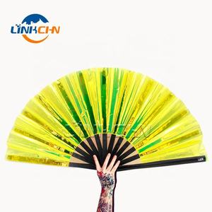 Grand éventail à main Rave Clack imprimé sur mesure de 13 pouces - Product Image 6