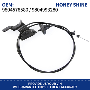 9804993280 9804578580 Cable del capó para <span class=keywords><strong>Peugeot</strong></span> <span class=keywords><strong>2008</strong></span> y Citroën, controlador manual de apertura del capó, cable de la cubierta del capó - Product Image 2