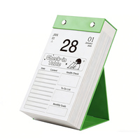 Calendario da Scrivania a Spirale Personalizzato 365 Giorni con Frasi Motivazionali, Nuovo Stile, Carino, in Cartone con Carta Offset e Carta Artistica