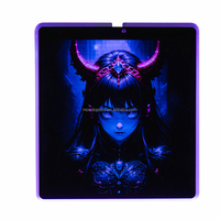 Alfombrilla de Ratón para Juegos RGB Personalizada, 12 Modos LED, Antideslizante, Acrílica, Grande, para Teclado y Ratón de Computadora, PC, Portátil y Oficina