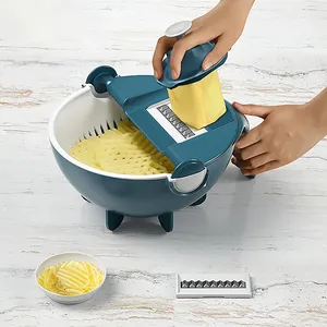 Đa Chức Năng Phụ Kiện Nhà Bếp Veggie Chopper Onion Slicer Dụng Cụ Nhà Bếp Tiện Ích Drain Basket Dứa Slicer Cam Peeler