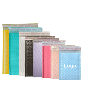 Burbuja Rosa ecológica personalizable para sobres de polietileno, embalaje adhesivo fuerte a prueba de desgarros para zapatos, comida impresa <span class=keywords><strong>Courie</strong></span> - Product Image 5