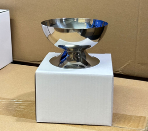 Стаканы для десертов и мороженого из нержавеющей стали, многоразовые бокалы для коктейлей и напитков, высокие бокалы для вина и салата, чаши для мороженого для бара и KTV - Product Image 6