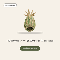 Ananas tressé en corde de papier fait main 42 cm, Décoration d'intérieur en forme de fruit artificiel avec structure en fer, Logo personnalisé OEM, Ornement ananas tressé