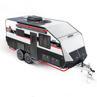 Camping-car de luxe moderne pour 4 personnes Nouvelles tendances beauté Remorques tout-terrain pour les voyages en famille Europe Amérique du Nord avec