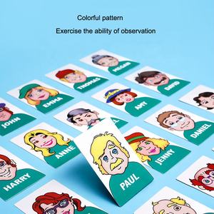 Jeu de société interactif en plastique éducatif pour enfants, jeu de mémoire, devinettes, pour les enfants de 5 à 7 ans, jeu de fête en famille, jouet de <span class=keywords><strong>marque</strong></span> XSY, boîte de couleur - Product Image 5